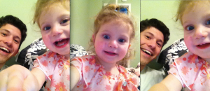 Selfies! She LOVES taking selfies! (she must get that from her mom :P)